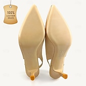 abordables Semiformal-Tacones de punta puntiaguda para mujer con adornos de cristal: elegantes zapatos de boda y de noche.
