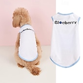 preiswerte Kühlweste &amp; Shirt-Hund Katze Weste Niedlich Lässig Atmungsaktiv Weich Waschbar Bequem Outdoor Alltagstauglich Hundebekleidung for Bichon Frise Zwergspitz Baby Haustier Papillon Klein
