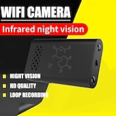 cheap Indoor IP Network Cameras-Newly upgraded XD HD WiFi 1080P mini ip night vision camera IR-CUT security video recorder