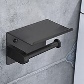 お買い得  トイレットペーパーホルダー-トイレットペーパーラック 304 ステンレス鋼の多機能収納ロールペーパーラック浴室用 1pc