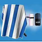 billiga set med strandhanddukar-snabbtorkande handduk badhandduk bärbar förvaring utomhus resor