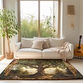 preiswerte Wohn- und Schlafzimmerteppiche-Baum des Lebens, Vintage-Boho-Teppich, Küchenmatte, rutschfeste, ölbeständige Bodenmatte, Wohnzimmerteppich, Innen- und Außenmatte, Schlafzimmerdekoration, Badezimmermatte, Eingangsteppich, Fußmatte