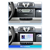 Недорогие Автомобильные мультимедийные проигрыватели-Для mercedes Benz smart fortwo 2011-2015 автомагнитола мультимедийный плеер android 12 carplay навигация gps