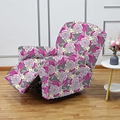 ieftine Recliner-huse de scaun florale huse lazyboy huse scaune canapea set 4 buc, rabatabil antiderapant cu buzunare de depozitare protectie mobila pentru living