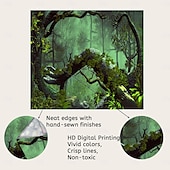 cheap Forest Tapestry-Magic Forest Landscape Wall Tapestry Art Decor Photograph Backdrop Blanket Curtain Hanging Home Bedroom Living Room Decoration