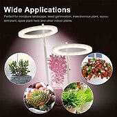 economico Lampade per coltivazione indoor-luce di crescita delle piante a spettro completo luce di riempimento retrattile bianco caldo commutabile a 2 colori con dimmer automatico