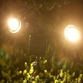voordelige Buiten spots-Buitenzonne-energiespotlicht IP65 waterdicht 2-in-1 op zonne-energie gericht licht voor tuin, zwembad, bomen, vijvers, tuindecoratie, landschapsverlichting