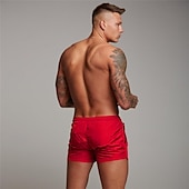 baratos shorts ativos masculinos-Homens calções atléticos Shorts de 3 polegadas Calções de treino Short curto Shorts de Corrida com forro de malha Bolso Com Zíper Design de cordão elástico Côr Sólida Respirável Secagem Rápida Curto