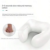 cheap Body Massager-Electric Neck Massager U-shaped Massage Pillow Cervical And Neck Massager With Durable Memory Sponge Massage Pillow With Heat, Deep Tissue Kneading for Women Day