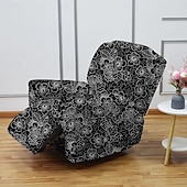 ieftine Recliner-huse de scaun florale huse lazyboy huse scaune canapea set 4 buc, rabatabil antiderapant cu buzunare de depozitare protectie mobila pentru living