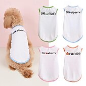 preiswerte Kühlweste &amp; Shirt-Hund Katze Weste Niedlich Lässig Atmungsaktiv Weich Waschbar Bequem Outdoor Alltagstauglich Hundebekleidung for Bichon Frise Zwergspitz Baby Haustier Papillon Klein