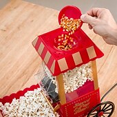お買い得  キッチン家電-電動ポップコーンメーカー家庭用トウモロコシポップコーン製造機全自動トロリーコーンポッパー diy 創造性子供のため