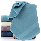 cheap Towels-100% Cotton Soft And Absorbent Solid Color Hand Towel Or Face Towel For Home Bathroom