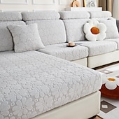 billiga Överdrag för soffa och armstöd-magiskt sofffodral stretch jacquard soffsits soffkudde överdrag, halkskyddande möbelskydd för sektions 1/2/3/4 sätesöverdrag, l form sofföverdrag, schäslongssoffa underöverdrag