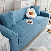 billiga Sofföverdrag-grå stretch sofföverdrag sofföverdrag mjukt slitstarkt sofföverdrag 1 st spandex jacquard tvättbart möbelskydd passar fåtölj sits/loveseat/soffa/xl soffa