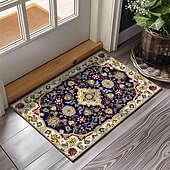 preiswerte Fußmatten-Vintage-Ramadan-Druck, Fußmatte, Fußmatten, waschbare Teppiche, Küchenmatte, rutschfester, ölbeständiger Teppich, Innen- und Außenmatte, Schlafzimmerdekoration, Badezimmermatte, Eingangsteppich