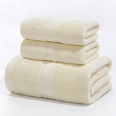 voordelige Handdoeken-100% bamboevezel zachte en absorberende effen handdoek of gezichtshanddoek voor thuisbadkamer