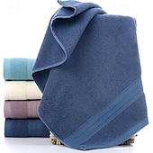 cheap Towels-100% Cotton Soft And Absorbent Solid Color Hand Towel Or Face Towel For Home Bathroom