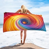 billiga set med strandhanddukar-bubbelpool strandhandduk, strandhanddukar för resor, snabbtorkande handduk för simmare sandsäkra strandhanddukar för kvinnor män tjejer barn, coola poolhanddukar strandtillbehör absorberande handduk