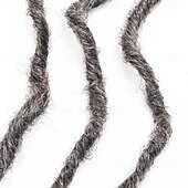 voordelige Gehaakt Haar-faux locs gehaakt haar 18inch godin locs gehaakt haar 6packs grijs locs gehaakt haar zachte locs krullende uiteinden dreadlock gehaakte locs synthetische gehaakte vlechten