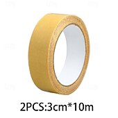 cheap Home Supplies-2PCS Cloth-based Double-Sided Tape: High-Adhesive, Ideal for Wedding Red Carpet, Non-Slip Rug Gripper, Floor Mat Fixation with Strong Glue