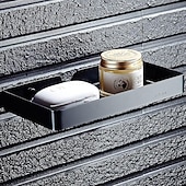 preiswerte Badezimmerregale-Duschregal Seifenschalenhalter Edelstahl Badezimmer Einzelregal hohl modern Wandmontage 1Stk