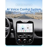 economico Lettori multimediali per auto-9 pollici android 12 per renault clio 4 zoe 2016-2019 riproduzione video per auto navigazione video stereo gps carplay