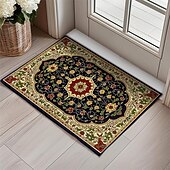 preiswerte Fußmatten-Vintage-Ramadan-Druck, Fußmatte, Fußmatten, waschbare Teppiche, Küchenmatte, rutschfester, ölbeständiger Teppich, Innen- und Außenmatte, Schlafzimmerdekoration, Badezimmermatte, Eingangsteppich