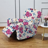 ieftine Recliner-huse de scaun florale huse lazyboy huse scaune canapea set 4 buc, rabatabil antiderapant cu buzunare de depozitare protectie mobila pentru living