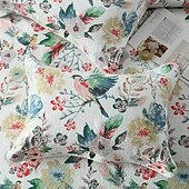 economico Copriletti, coperte e completi-Set trapunta con motivo floreale a forma di uccello in cotone 100%, set copriletto copriletto king size per tutte le stagioni, set di biancheria da letto oversize leggero