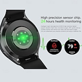 abordables Relojes inteligentes-Reloj inteligente 696 DM80 rastreador de fitness ECG PPG recordatorio de llamada Bluetooth Android iOS IP67 48mm 1.43