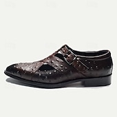 cheap Premium Leather Sandals-Men&#039;s Sandals Leather Shoes Fishermen sandals Leather Italian Full-Grain Cowhide Breathable Comfortable Slip Resistant Lace-up Black Coffee