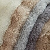 preiswerte Sofabezug-Weicher Plüschsofabezug, Liegestuhlbezug, dicker, zotteliger, flauschiger Sofabezug, 4-teiliges Set, rutschfester Sofabezug, Möbelschutz für Kinder und Haustiere