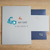 cheap Stickers-3D Pop Up Father&#039;s Day Card for Men Dad Husband Birthday Greeting Card for Dad Best Dad Ever Pop Up Card Fathers Day Card Greeting Card Happy Fathers Day Card for Dad from Daughter Son