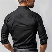 cheap Men&#039;s Dress Shirts-Men&#039;s Dress Shirt Printed Shirts Lion Street Wear to work Black Dark Navy Fuchsia Long Sleeve Turndown Spring &amp; Summer Clothing Apparel Print