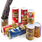 cheap Event &amp; Party Supplies-Potato Chips Bouncing Snake April Fool&#039;s Day Gift Spoof Frightened Potato Chip Snake Toy Funny Gift Toy Simulated Snake