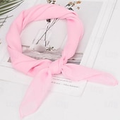 economico Accessori e altro-Retrò Vintage Anni 1950 Sciarpa quadrata in chiffon Per donna Addio al Nubilato Adulti Sciarpa