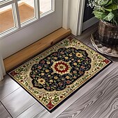 preiswerte Fußmatten-Vintage-Ramadan-Druck, Fußmatte, Fußmatten, waschbare Teppiche, Küchenmatte, rutschfester, ölbeständiger Teppich, Innen- und Außenmatte, Schlafzimmerdekoration, Badezimmermatte, Eingangsteppich