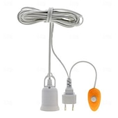 お買い得  電球調光可能-E27 LED 成長ライト、4m スイッチコード付き、36W 3 レベル、太陽のようなフルスペクトル屋内成長ライト、植物用ブラックライト、ホワイト、レッド、ブルー、レッド UV、パープル UV 付きアップグレード版、1 個