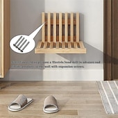 abordables Suministros para la fiesta-banco para asiento de ducha, taburete plegable de pared, taburete de ducha para entrada interior a la ducha
