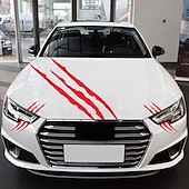 voordelige Autostickers-3 stks auto sticker monster klauw sticker auto kap koplamp decoratieve sticker auto styling ghost klauw kras streep strepen koplamp sticker stickers