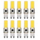 economico Lampadine LED a pannocchia-Lampadine a led g4 g9 e14 3000k bianco caldo/6000k illuminazione bianca dimmerabile 3w equivalente a 30w 220v luce in silicone cob per lampadari sottopensile illuminazione paesaggistica camper 10