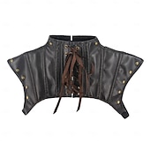 levne Topy-Retro Punk a gotika Středověké Maškarní Přehozy přes ramena Outlander Maškarní kostým Dámské Fantazie Steampunk předvečer Všech svatých Karneval Plesová maškaráda Večírek Festival Dospělé Šátek