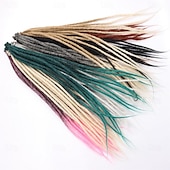 billige Hårfletter-dreadlock extensions 1b/grønn dreads extensions hekle loc extensions syntetiske dreadlock extensions clip in dreadlocks hair extensions single ended dreadlock heklet hår dread
