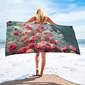 abordables ensembles de serviettes de plage-Serviette de plage à motif pièce d&#039;or, serviettes de plage pour voyage, serviette à séchage rapide pour nageurs, serviettes de plage résistantes au sable pour femmes, hommes, filles, enfants,