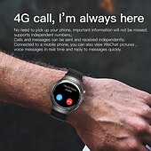 abordables Relojes inteligentes-Reloj inteligente 696 DM80 rastreador de fitness ECG PPG recordatorio de llamada Bluetooth Android iOS IP67 48mm 1.43