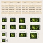 cheap Forest Tapestry-Mistry Forest Hanging Tapestry Magical Nature Green Tree Rainforest Landscape Wall Art Large Tapestry Mural Decor Photograph Backdrop Blanket Curtain Home Bedroom Living Room Decoration