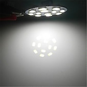זול נורות דו-פיניות לד-תאורת led g4 5730smd סיכת צד be-pin 3w led ac/dc 12v 24v dc 15 לדים חם לבן אדום ירוק כחול זרקורים led נורת תירס 10 יחידות