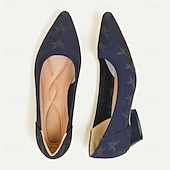 abordables Block Heels-Femme Chaussures à Talons Grandes Tailles Chaussures Flyknit Extérieur Travail du quotidien Léopard Talon hétérotypique Bout pointu Classique Décontractées Confort Marche Tricot Mocassins Léopard