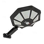 זול פנסי רחוב-אורות סולאריים חיצוניים 168 led 6500k פוד אור מהחשכה ועד עלות השחר, אורות חניה אטומים למים ip66 עם חיישן תנועה